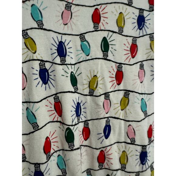 Hanna Andersson Christmas Lights Pajama Set 14 - Picture 3 of 5